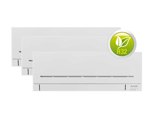 MULTI SPLIT PARED AY (R32) Nuevo ! MXZ-3F54VF + MSZ-AY35VG + (2)MSZ-AY25VG